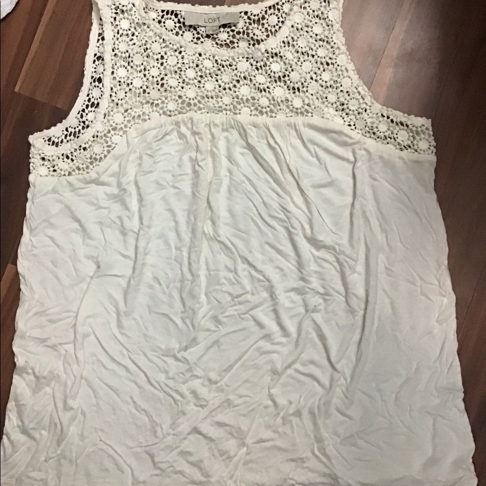 Two white tops size small